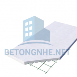 TẤM BÊ TÔNG NHẸ DÀY 7.5CM CÓ 1 LƯỚI THÉP LÀM SÀN